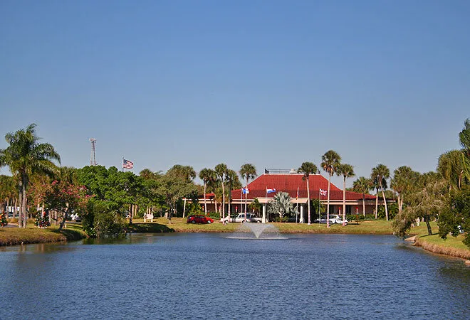 Bay Indies Mobile Home Park Lagoon