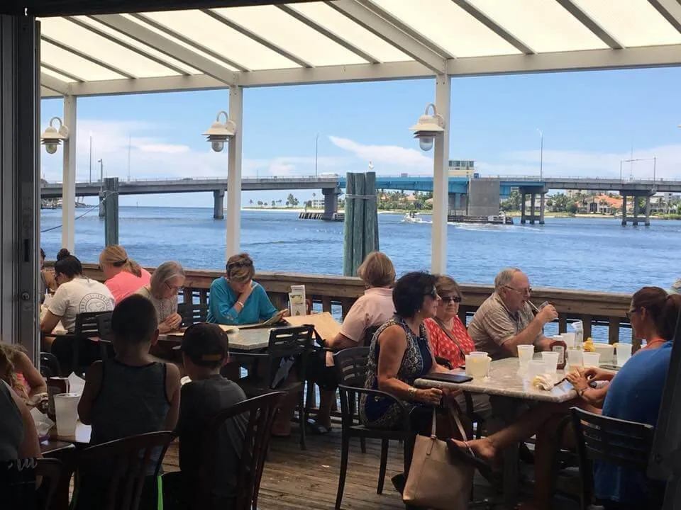 View from one of Sarasota’s restaurants