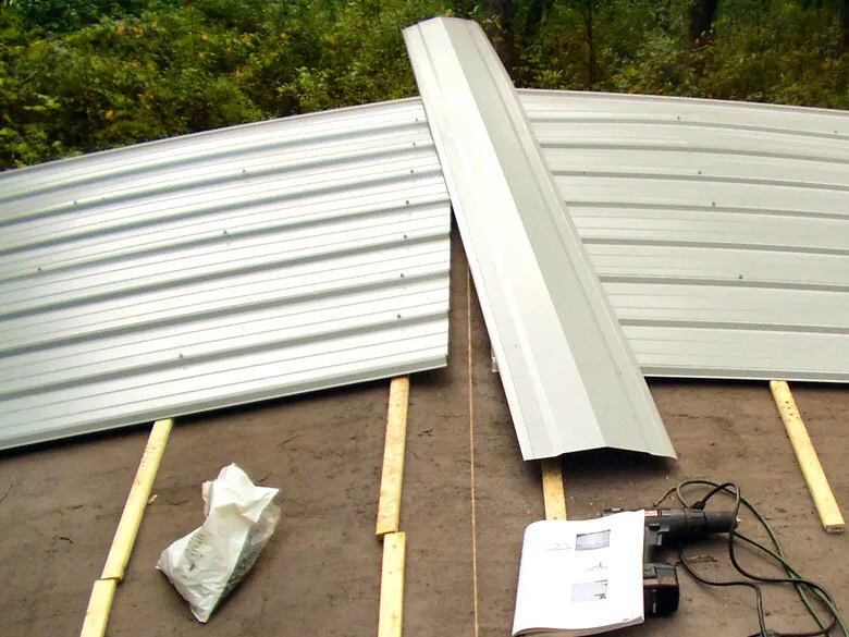 Mobile home roofing materials