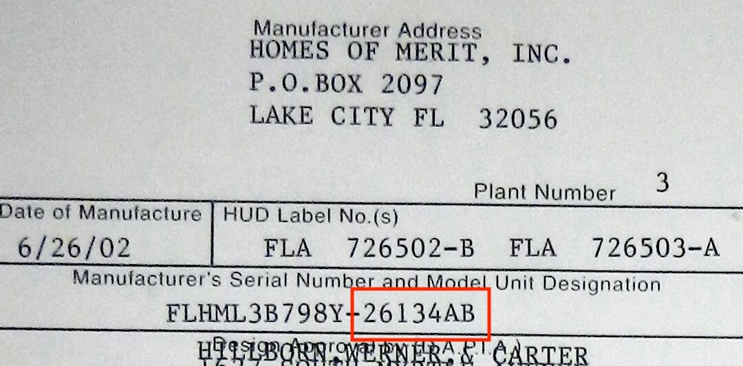 How To Find Out When A Mobile Home Was Manufactured